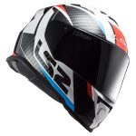 Kaciga LS2 Full Face FF800 STORM II RACER crveno plava sa naočarima - Slika 4