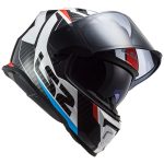 Kaciga LS2 Full Face FF800 STORM II RACER crveno plava sa naočarima - Slika 5
