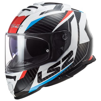 Kaciga LS2 Full Face FF800 STORM II RACER crveno plava sa naočarima