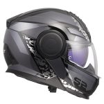 Kaciga LS2 Flip Up FF902 SCOPE II OXYD crna titanium - Slika 3