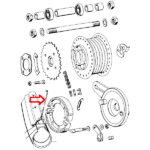 Žbice Tomos A3 16" set 3,5x160 mm - Slika 2