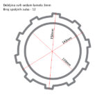 Lamele TRW MCC435-7 set - Slika 2