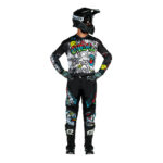 Pantalone Motocross ONEAL ELEMENT RANCID crno žute dečije 152/164 - Slika 3