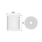 Filter ulja HF142 Hiflo - Slika 2