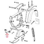 Poluga nožne kočnice T14 T15 E90 - Slika 3