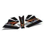 Nalepnice rezervoara TANK PAD CF MOTO 250NK/ 300NK (23-24) narandžaste GP KOMPOZIT - Slika 5
