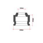 Teflon ventila Ducati Monster 600/620 Athena - Slika 2