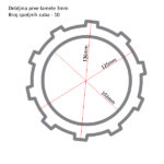 Lamele TRW MCC317-10 set - Slika 2