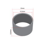 Čaura kvačila Tomos A3 bronza fi 12,5x15x22,8 mm - Slika 2