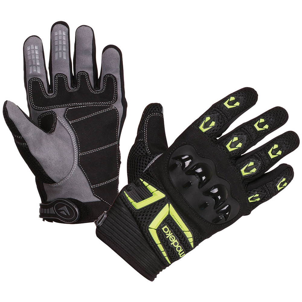 Rukavice MX TOP kratke crno bele 10 XL MODEKA