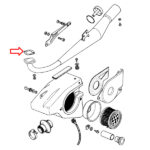 Dihtung auspuha Tomos T15 BT50 E90 kvalitet - Slika 2