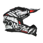 Kaciga ONEAL Cross 2SRS GLITCH crno bela L - Slika 4
