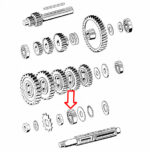 Ležaj 20x42x12 mm 6004 SKF - Slika 2