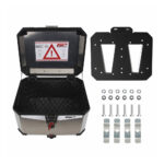 Centralni kofer GP KOMPOZIT aluminijumski 57L sivi - Slika 6