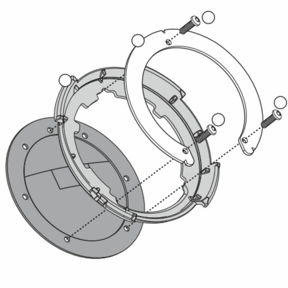 Nosač Tanklock torbe Kappa Honda CBR 600 RR (05-09) BF03K