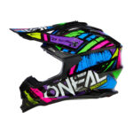 Kaciga ONEAL Cross 2SRS GLITCH multi L - Slika 2