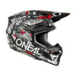 Kaciga ONEAL Cross 3SRS ATTACK crno bela - Slika 6