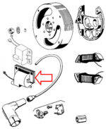Bobina Tomos 12V Wat Yong - Slika 3