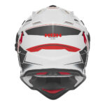 Kaciga NOX Enduro sa vizirom N312 VAPOR belo crvena M - Slika 3