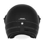 Kaciga NOX HERITAGE PREMIUM crna sa crnom kožom XL - Slika 2