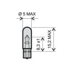 Sijalica 12V 1.2W ubodna RMS - Slika 2