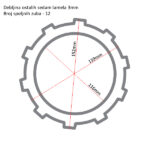 Lamele TRW MCC314-8 set - Slika 3