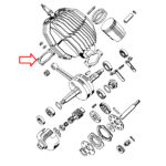 Dihtung glave Tomos E90 fi 48 mm or - Slika 2