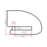 Katanac za disk fi 5.5mm Exantoo - Slika 2