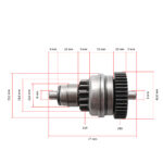 Bendiks Piaggio Vespa 125/150/180 (14/40) RMS - Slika 2