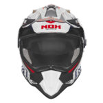 Kaciga NOX Enduro sa vizirom N312 VAPOR belo plavo crvena XL - Slika 2