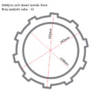 Lamele TRW MCC457-9 set - Slika 2