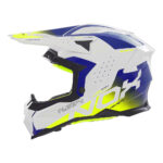 Kaciga NOX Cross N634 GRADIANT žuto plavo bela M