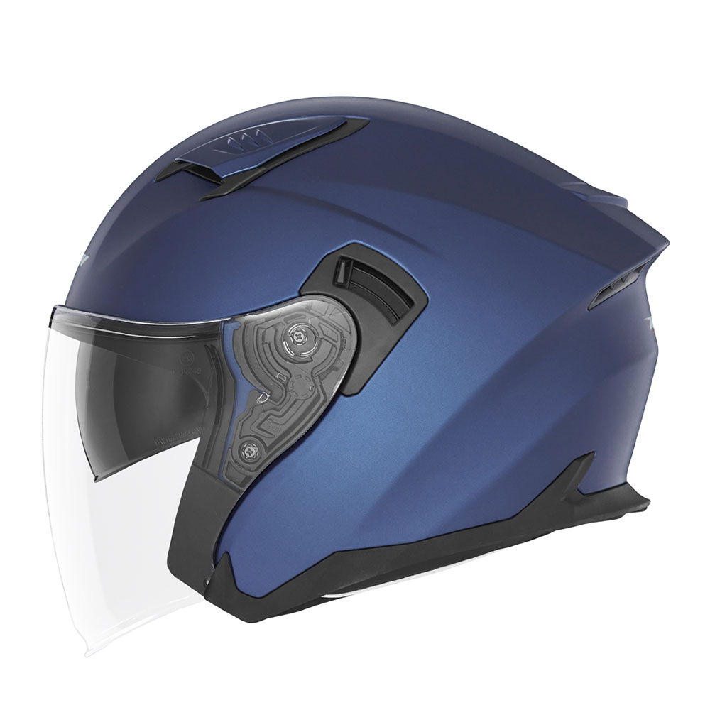 Kaciga NOX Jet N130 mat plava metalik M