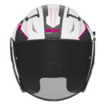 Kaciga NOX Jet N130 MYST rozo bela XS - Slika 2