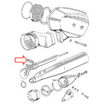 Dihtung auspuha Tomos T12 or - Slika 2