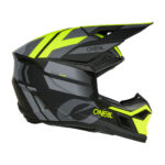 Kaciga ONEAL Cross 3SRS RIDE crno sivo žuta XL - Slika 4