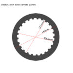 Lamele TRW metalne MES341-9 set - Slika 2