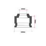 Teflon ventila Ducati Monster 600/620 Athena - Slika 2