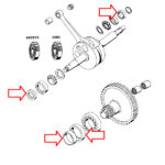 Semerinzi motora Tomos A3 A35 A5 set - Slika 2