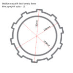 Lamele TRW MCC321-7 set - Slika 3