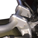 Podizač kormana BMW R 1200 GS / R 1250 GS (13-23) zakrivljeni sivi GP KOMPOZIT - Slika 2