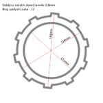 Lamele TRW MCC613-10 set - Slika 3