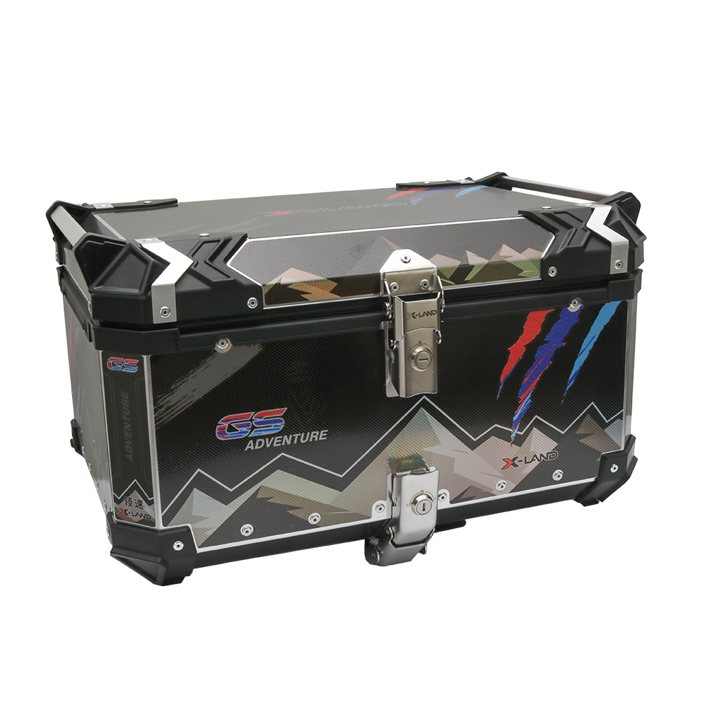 Centralni kofer X-LAND ALU crni ADVENTURE 65L