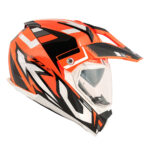 Kaciga Kappa Enduro KV30R GRAYER narandžasto crna M - Slika 4