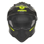 Kaciga NOX Enduro sa vizirom N312 VAPOR mat crno žuta M - Slika 2