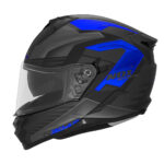 Kaciga NOX Full Face sa naočarima N304 S CARVER MATT BLACK BLUE XL