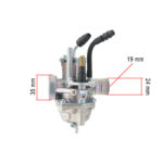 Karburator Kineski skuter Mikuni tip 19mm 50cc 2T ručni saug - Slika 4