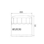 Filter ulja HF204 Hiflo - Slika 2