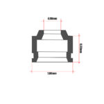 Teflon ventila KTM SX-F/EXC-F 250 Athena - Slika 2