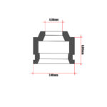 Teflon ventila Kawasaki ZXR 750 Athena - Slika 2